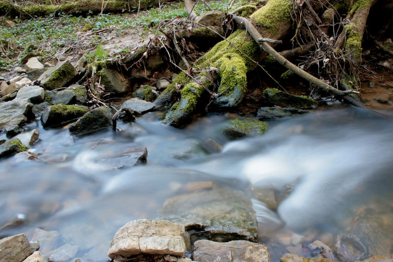 fließendes wasser