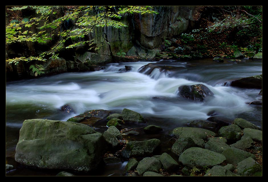 fließendes Wasser, Bodeltal, Harz