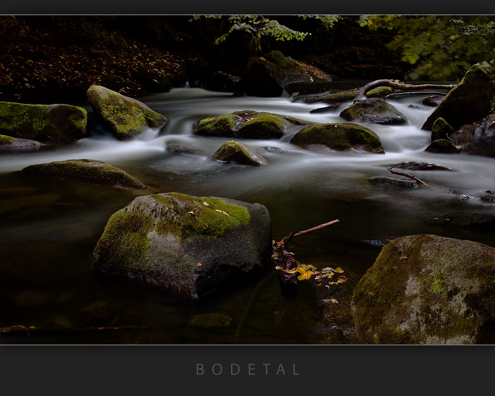 fließendes Wasser, Bodetal, Harz