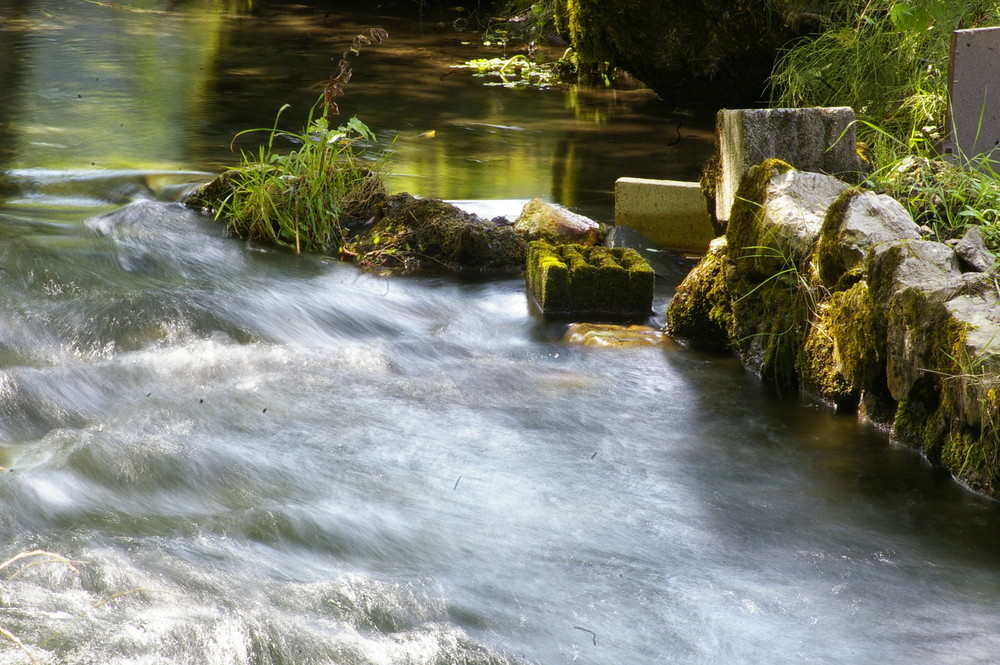 fließendes wasser