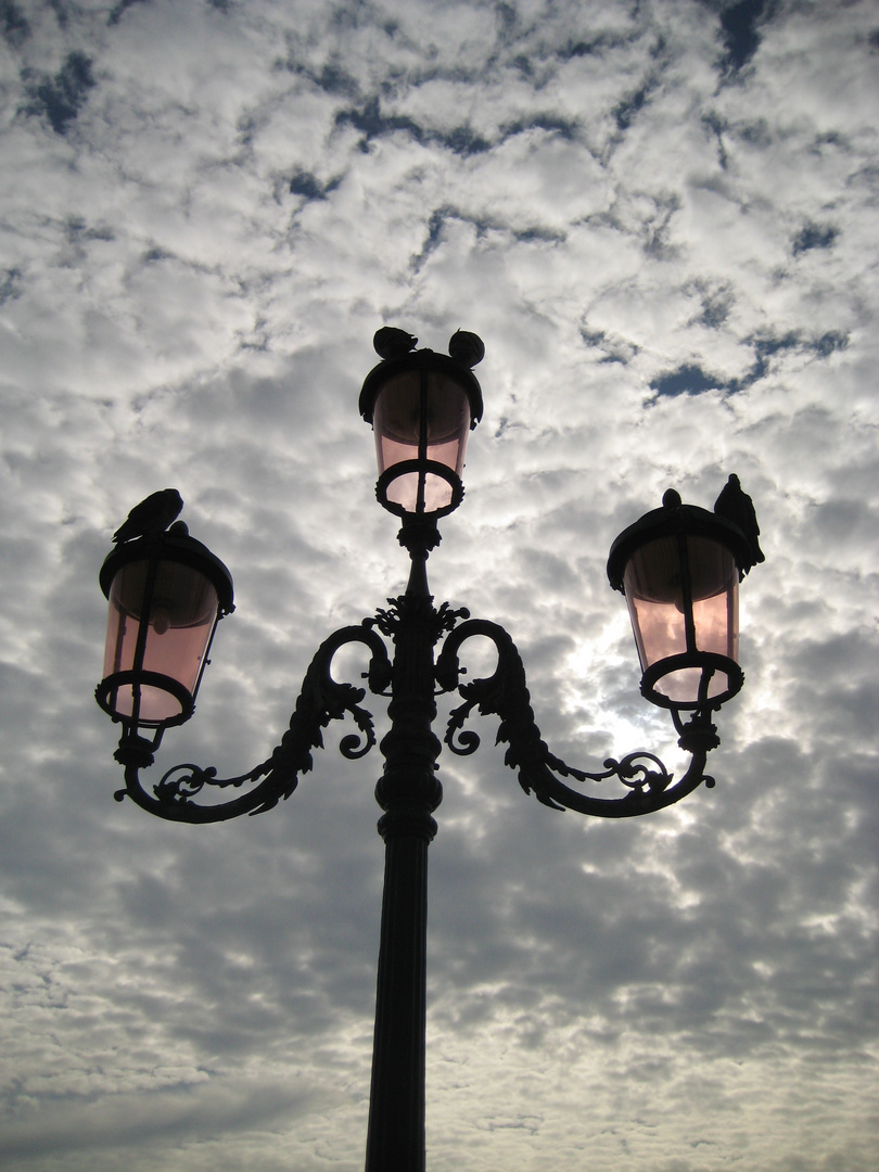 flight and clouds