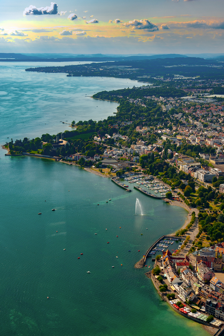 Flight back to Friedrichshafen