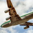 Flight maneuvers over Kai Tak