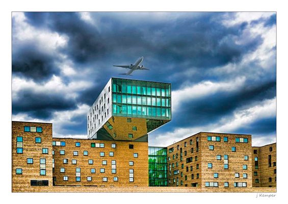 - flight over Berlin -