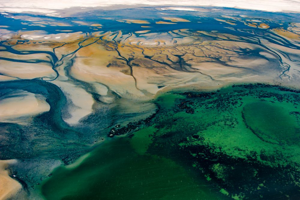 Flight over namib