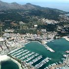 Flight over Port of Alcudia