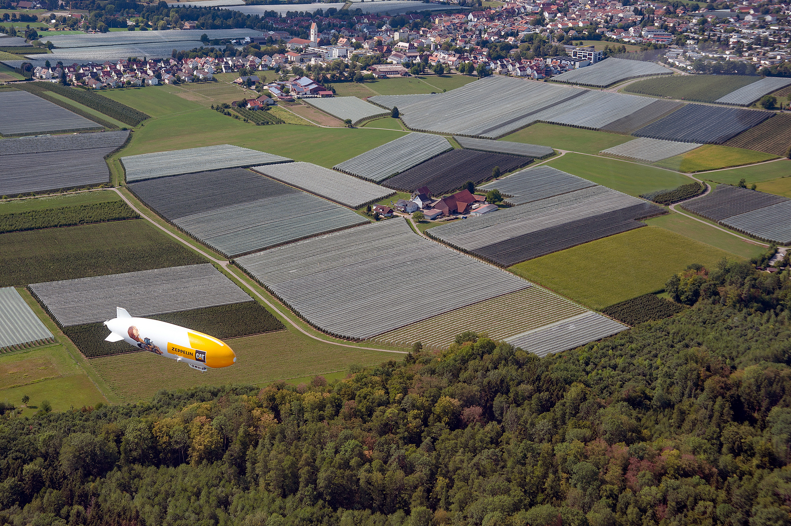 Flight over Tettnang