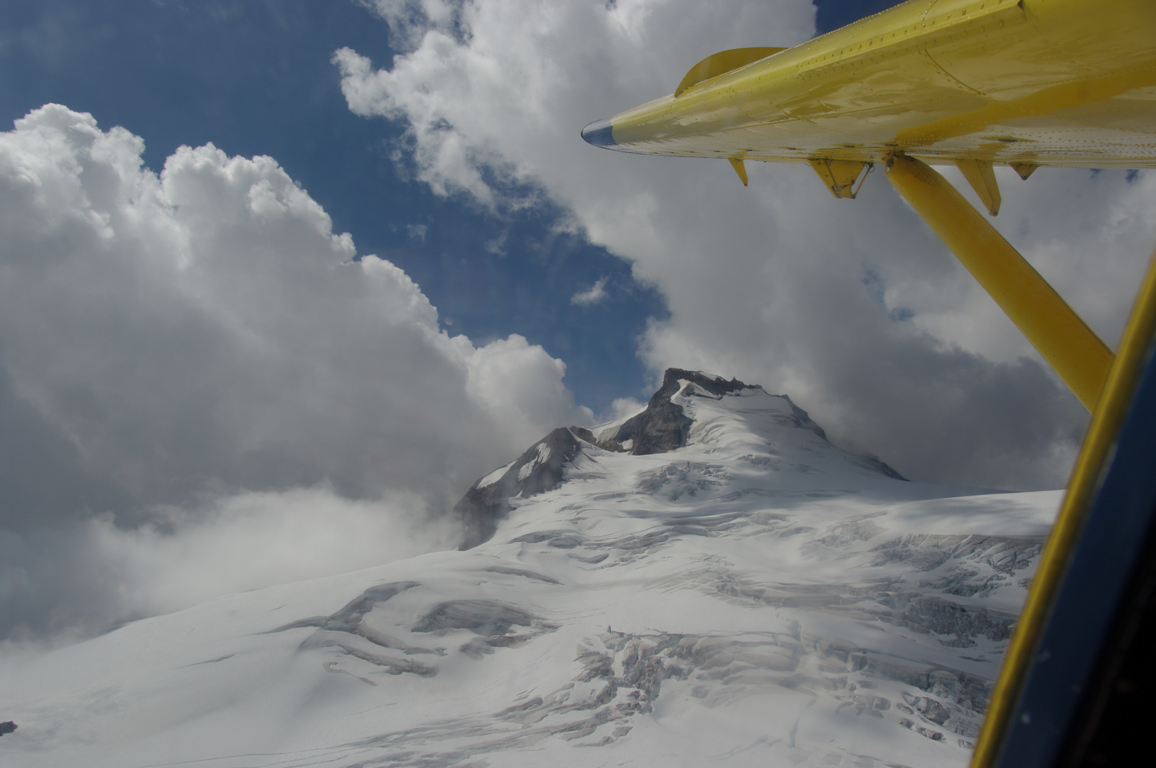 Flight over the Garibaldi Provincial Park