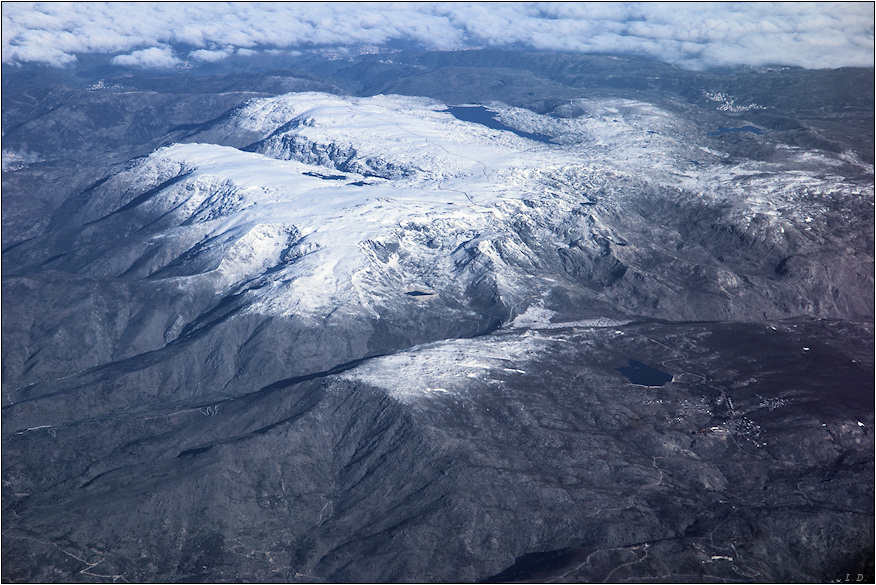 Flight over the Pyrenees