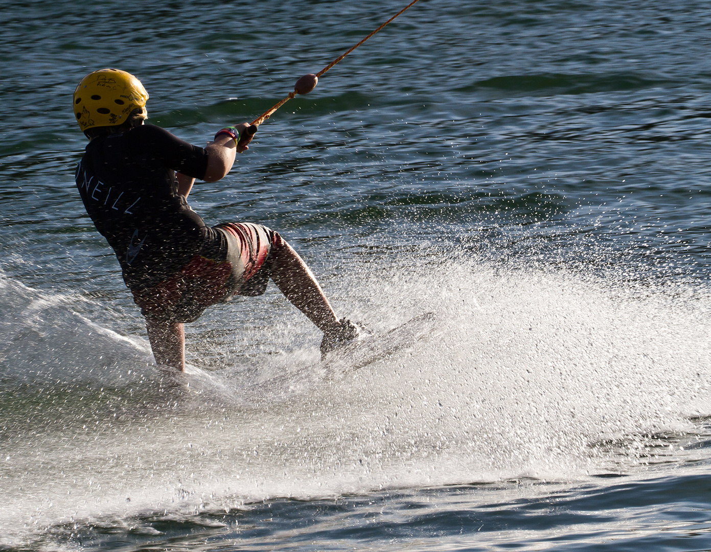 Flight over waves