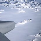 Flight to Canada over Greenland