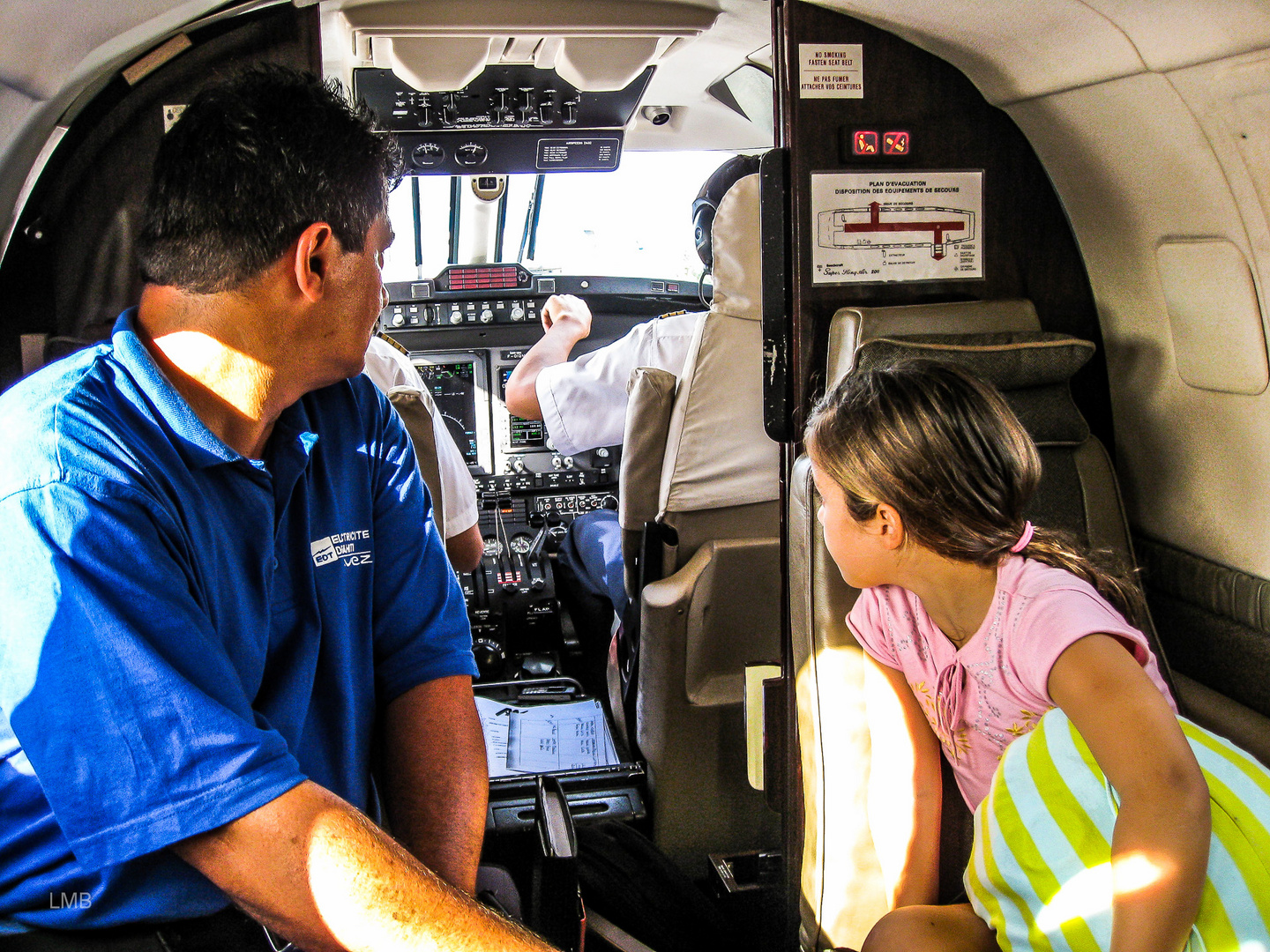 Flightdeck unter Beobachtung