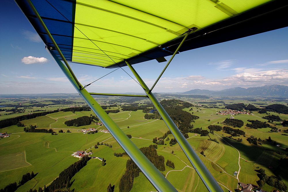 Flightstar auf dem flug von Höfen - nach Kempten