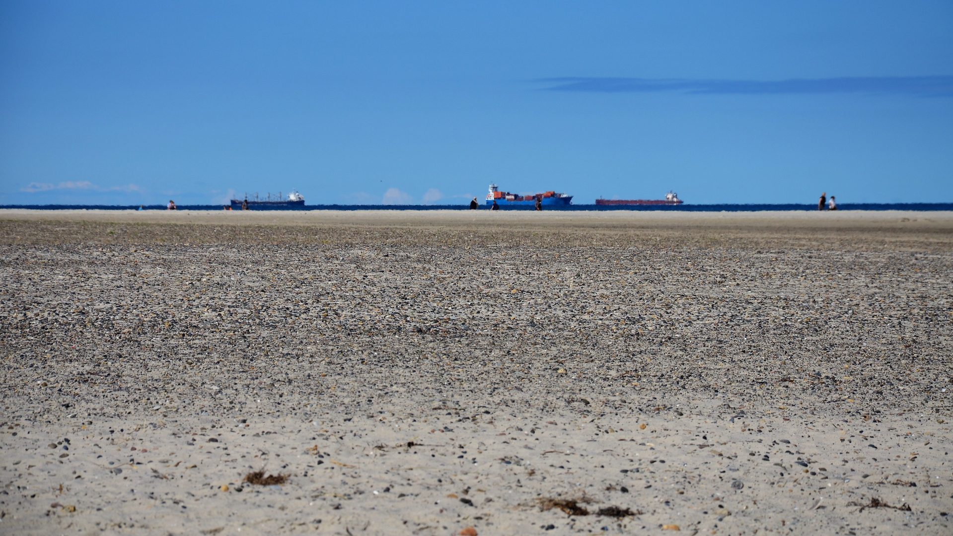 Flimmern am Strand