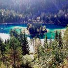 Flims Caumasee im Herbst