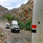 Flinders Range in the mirror