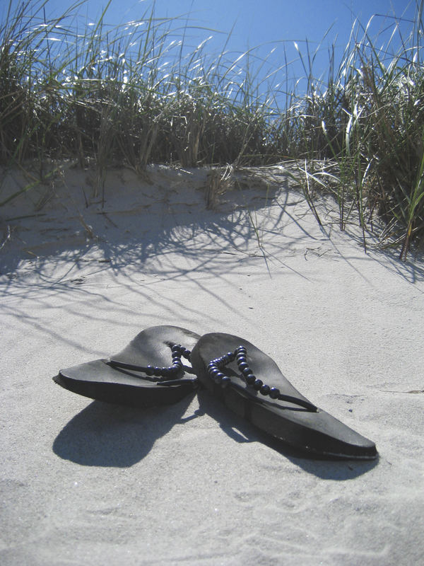 Flip Flops am Strand