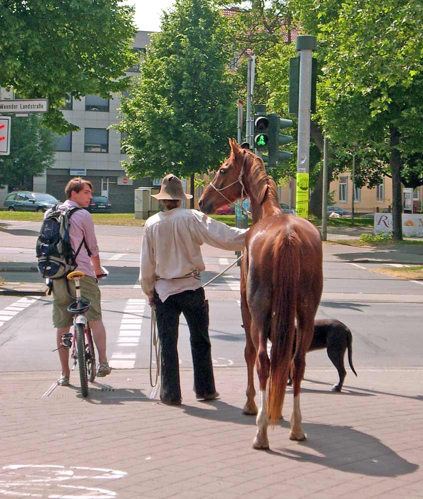 Flirt am Straßenrand