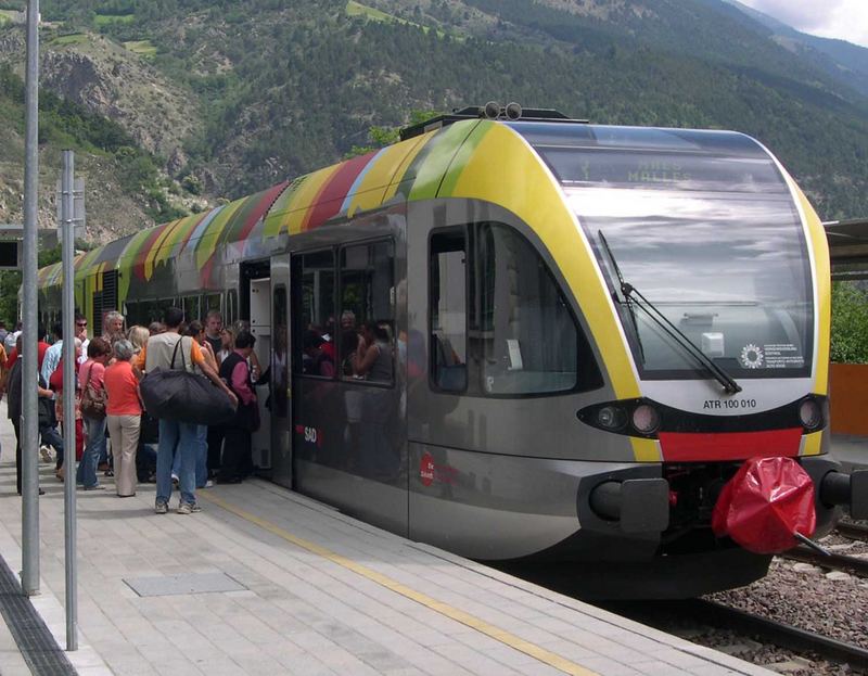 FLIRT Komposition im Bahnhof Schlanders/Südtirol