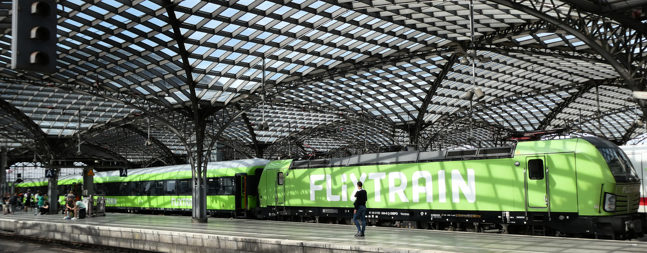 Flixtrain im Kölner Hbf