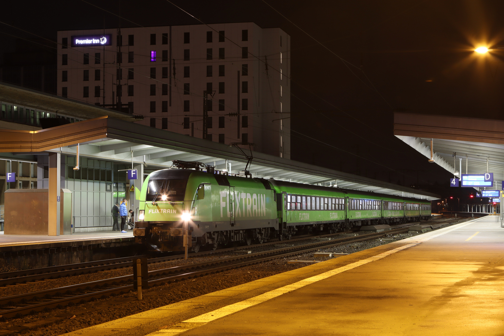 Flixtrain in Essen Hbf