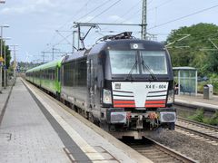 Flixtrain mit Schnurbartlok