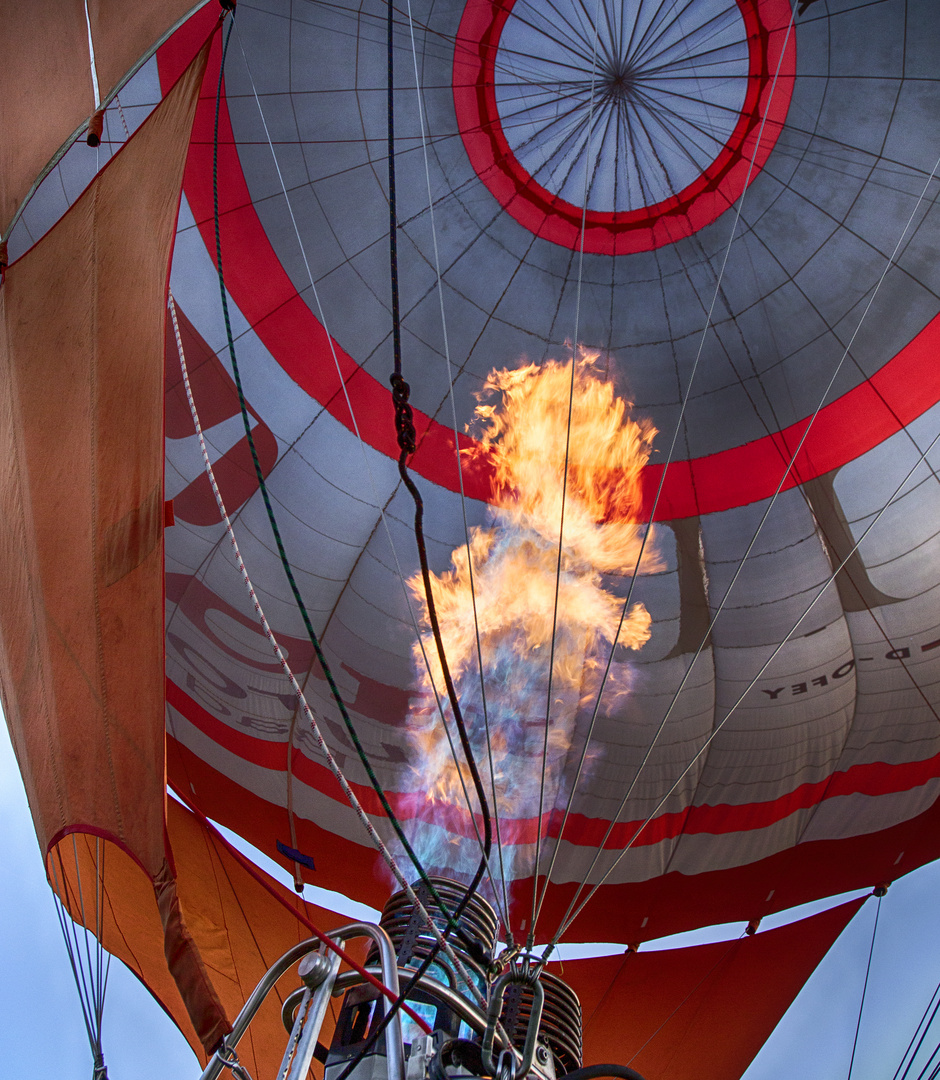 Fllug im Heissluftballon