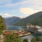 Flåm am Aurlandsfjord.