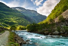 Flåmsdal in Norwegen