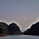 Floating fishermen settlement