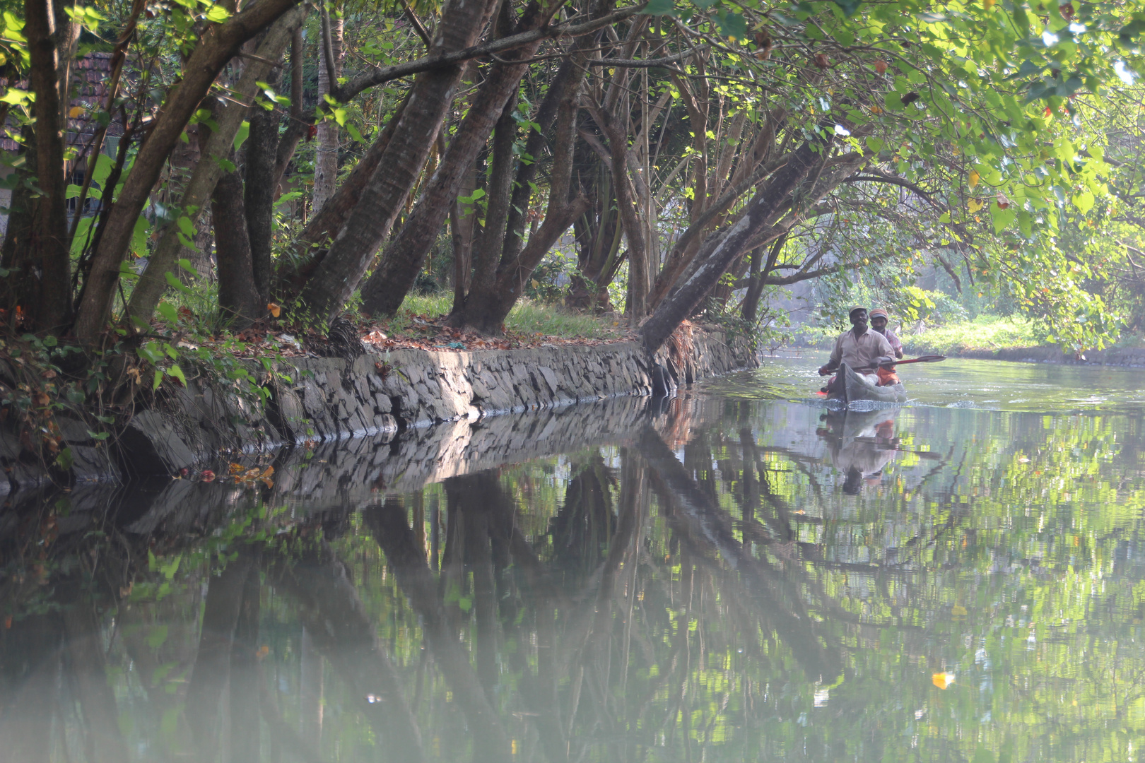 floating in the backwaters