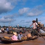 Floating Market im Mekong-Delta