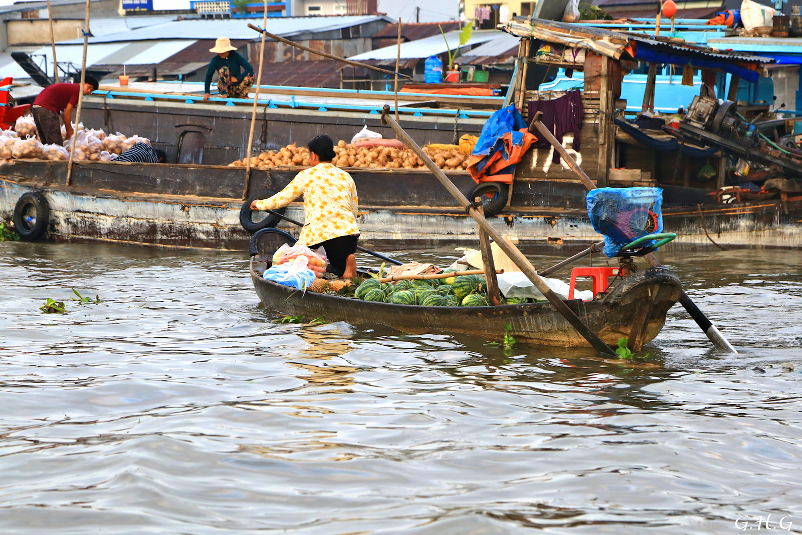 Floating Market in Can Tho