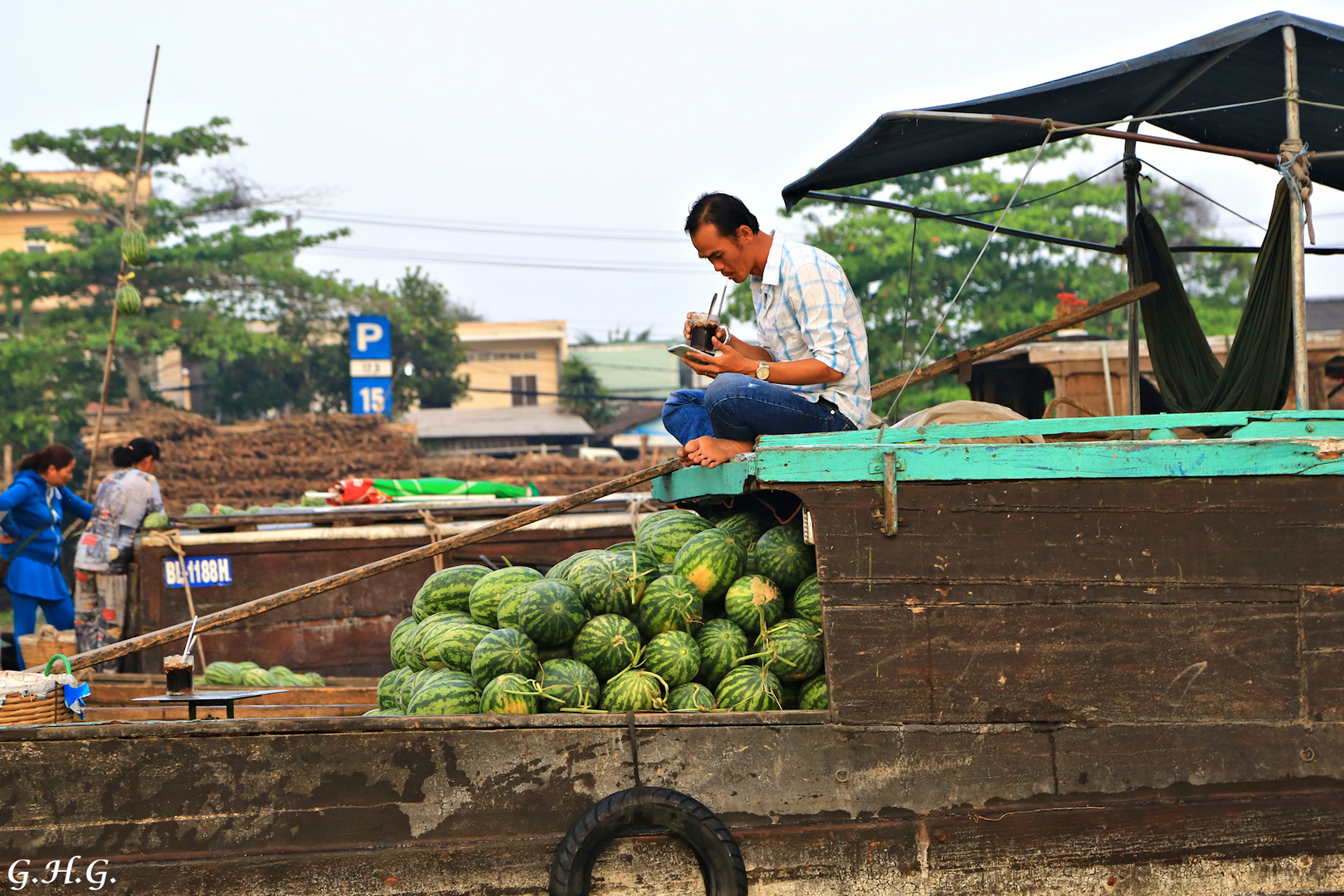 Floating Market in Can Tho