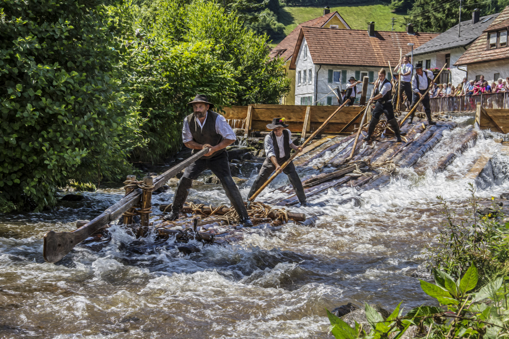 Flößer in Schenkenzell