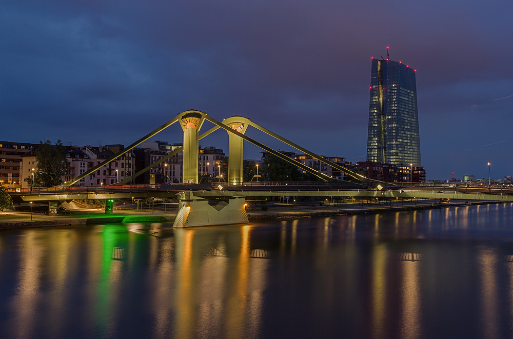 Flößerbrücke am Abend Nr.2