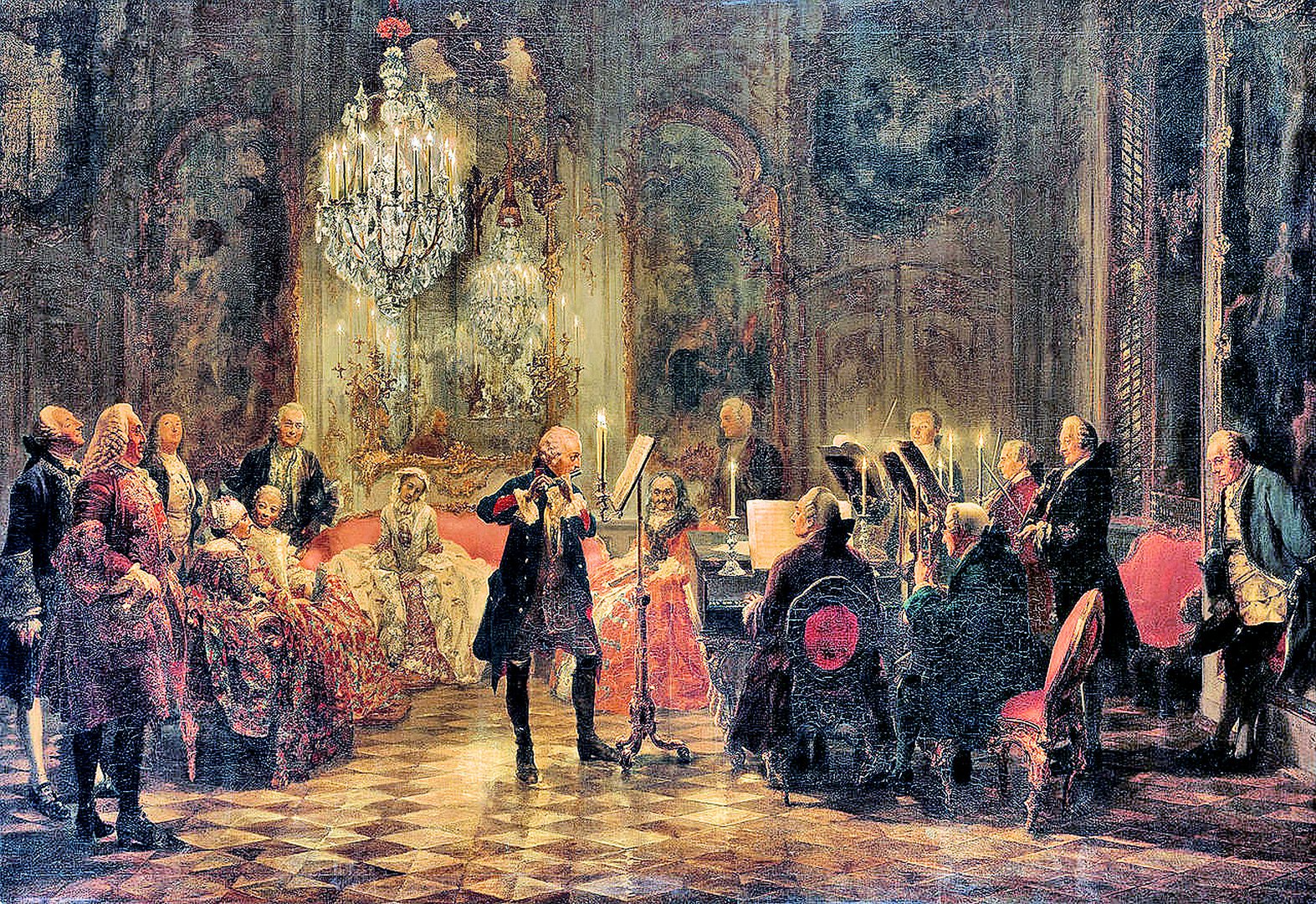 Flötenkonzert Friedrich des Großen in Sanssouci