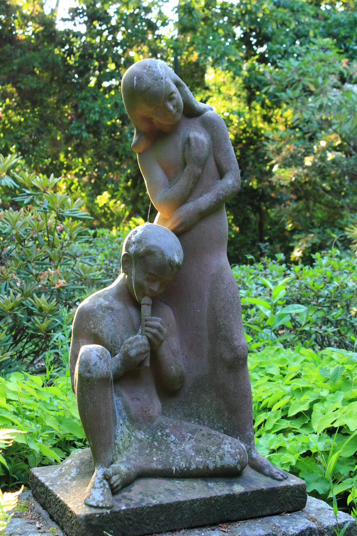 Flötenspiel, Grugapark Essen