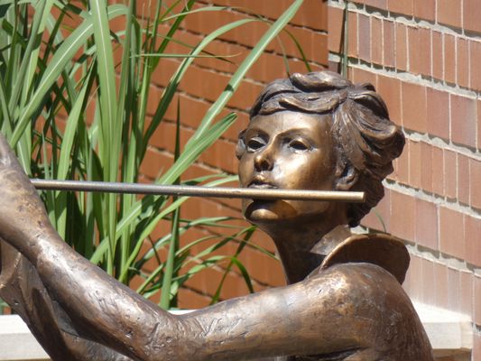 Flötenspieler von Rinaldo Bigi