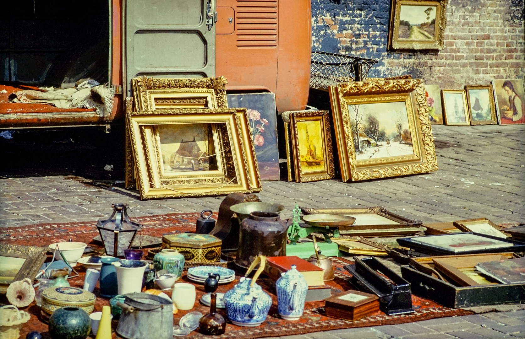 Flohmarkt Amsterdam 1958