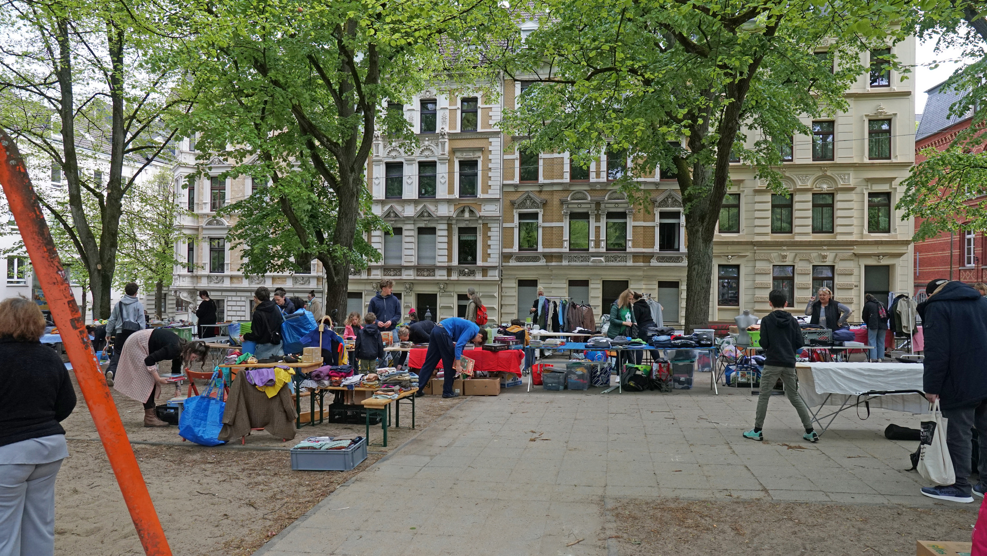 Flohmarkt auf dem Schusterplatz