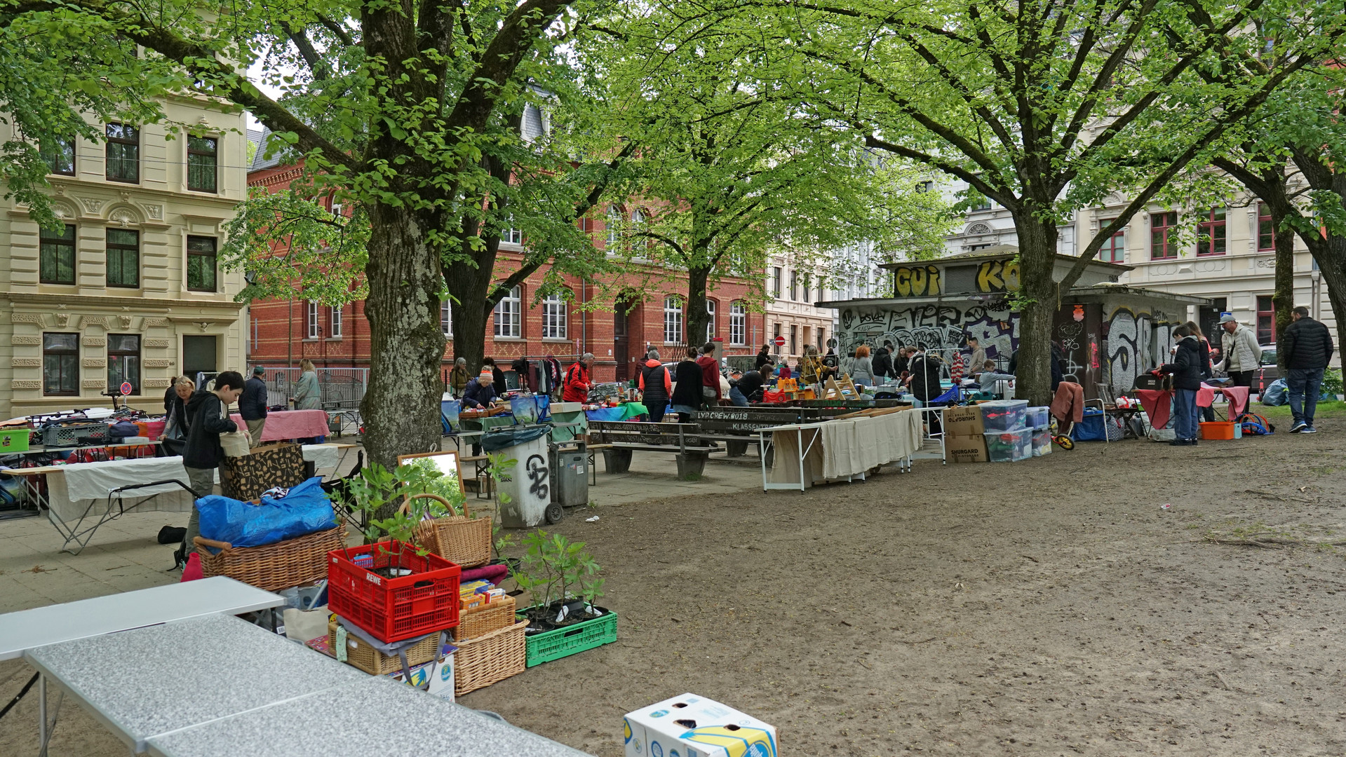 Flohmarkt auf dem Schusterplatz