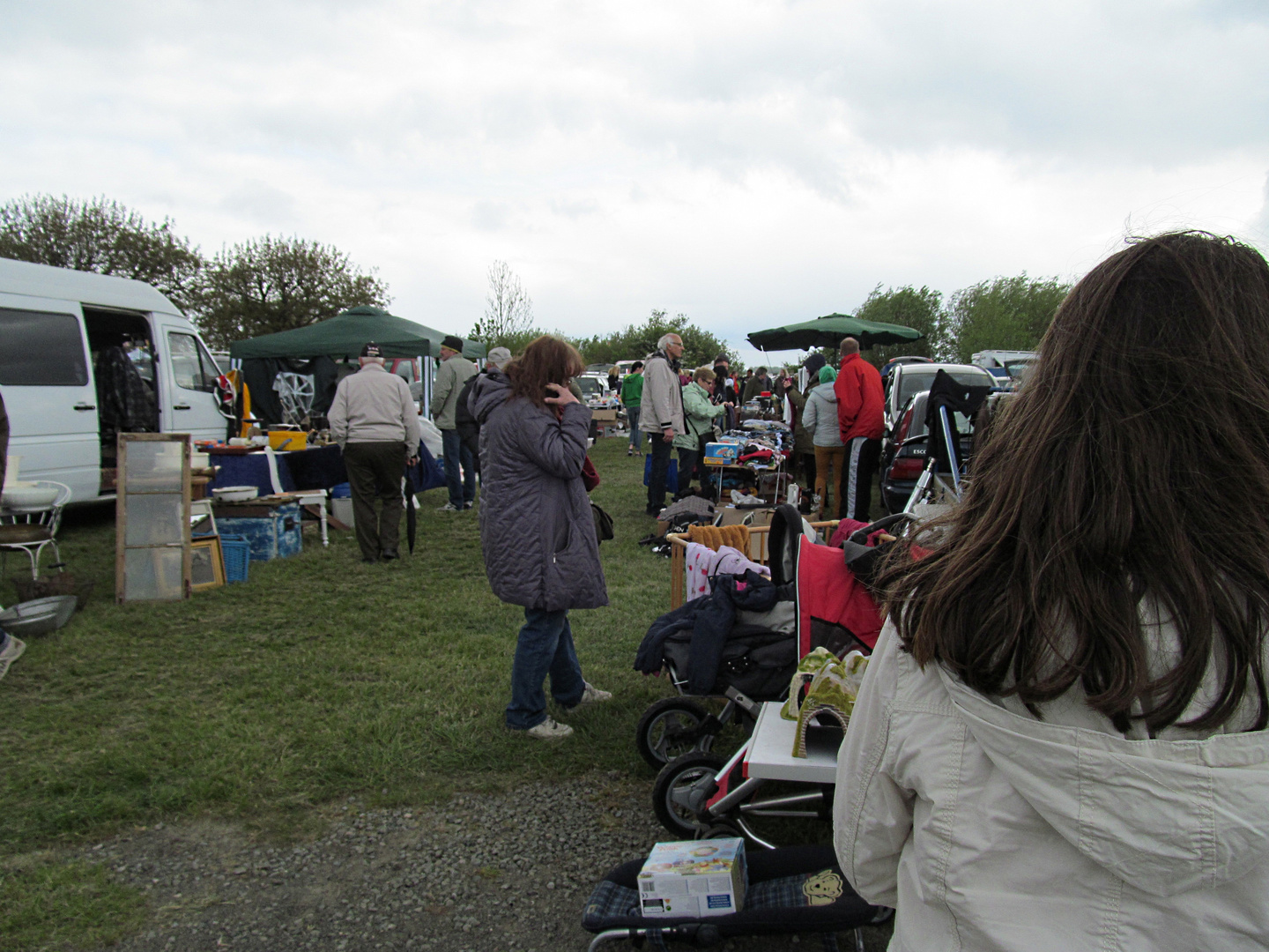 Flohmarkt auf der Elbinsel Krautsand