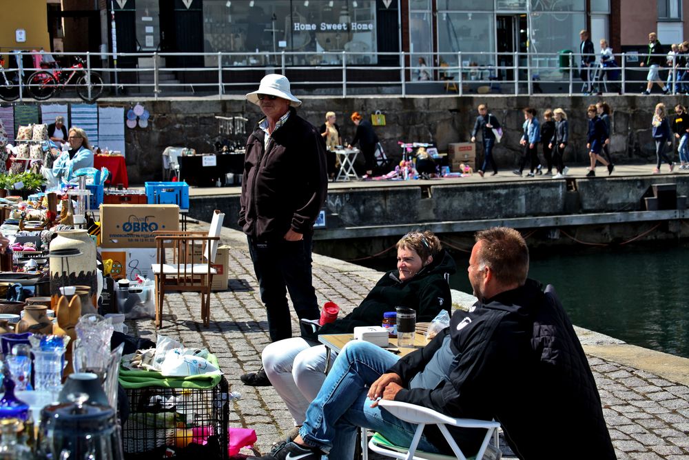 Flohmarkt in Allinge