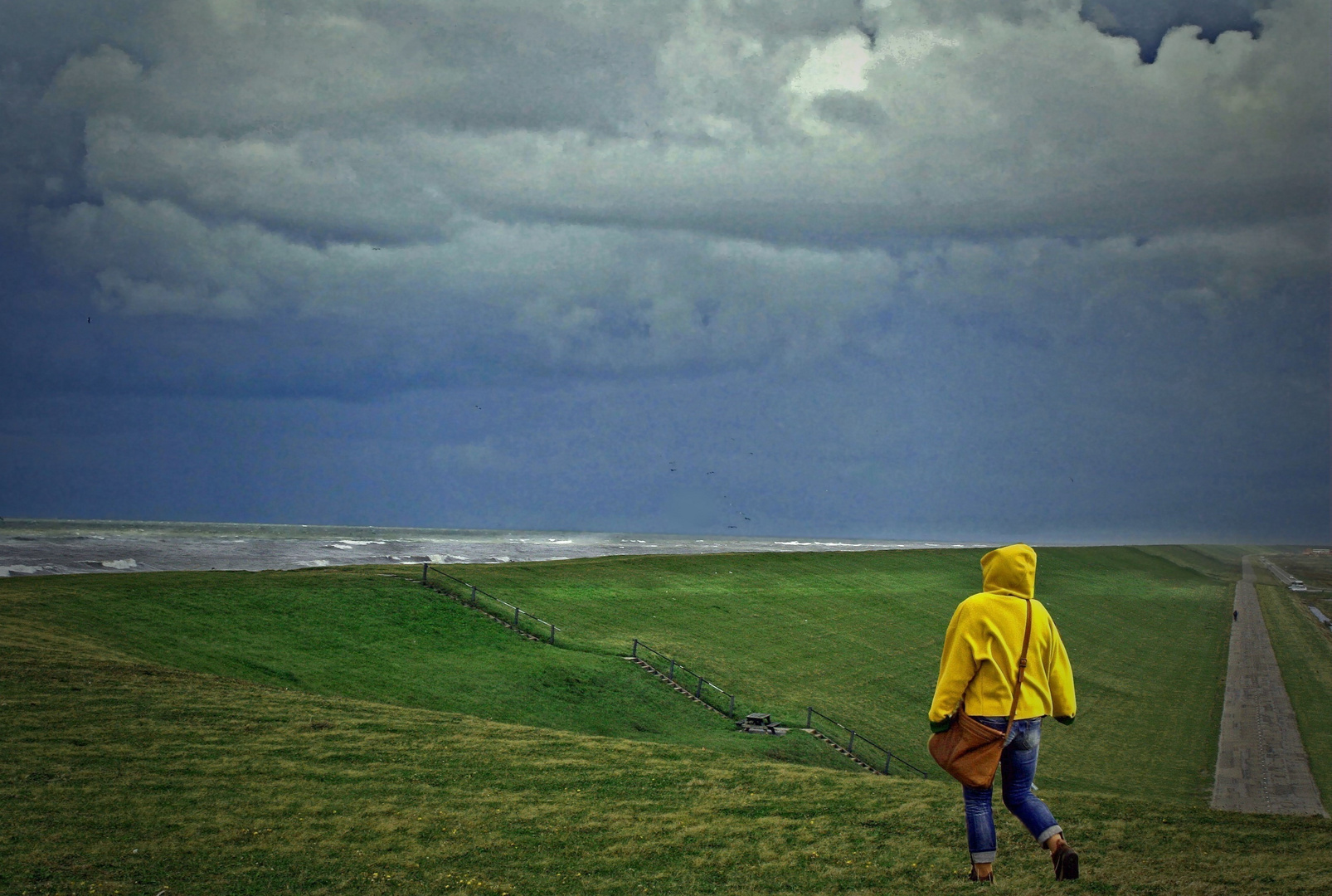 flood at the dyke