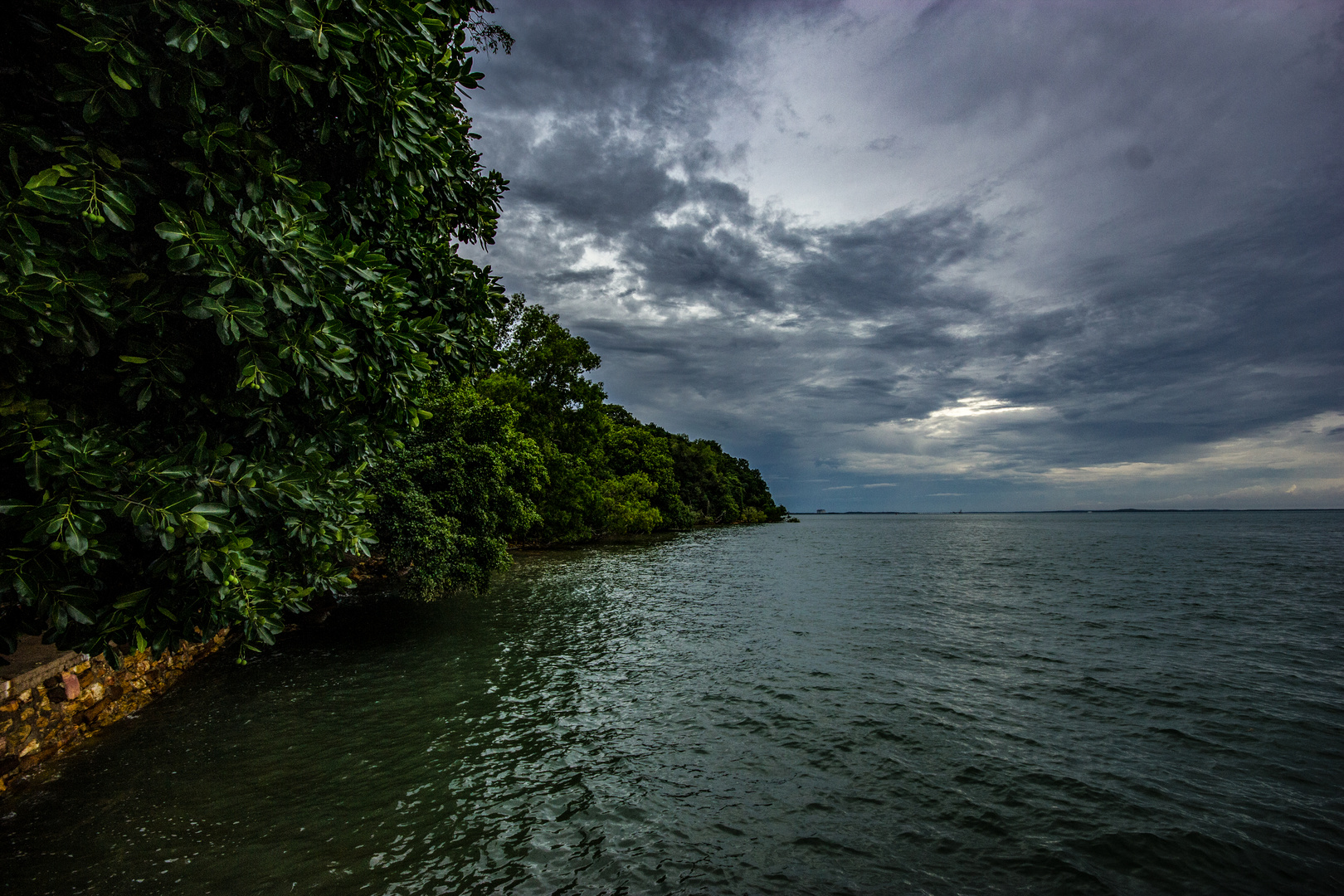 Floodet Lameroo Beach, Darwin, Northern Territory, Australia, Feb. 2017