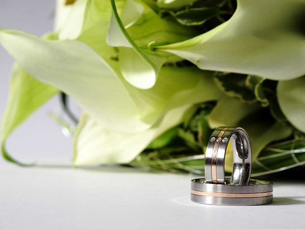 Floral bouquet of the rings