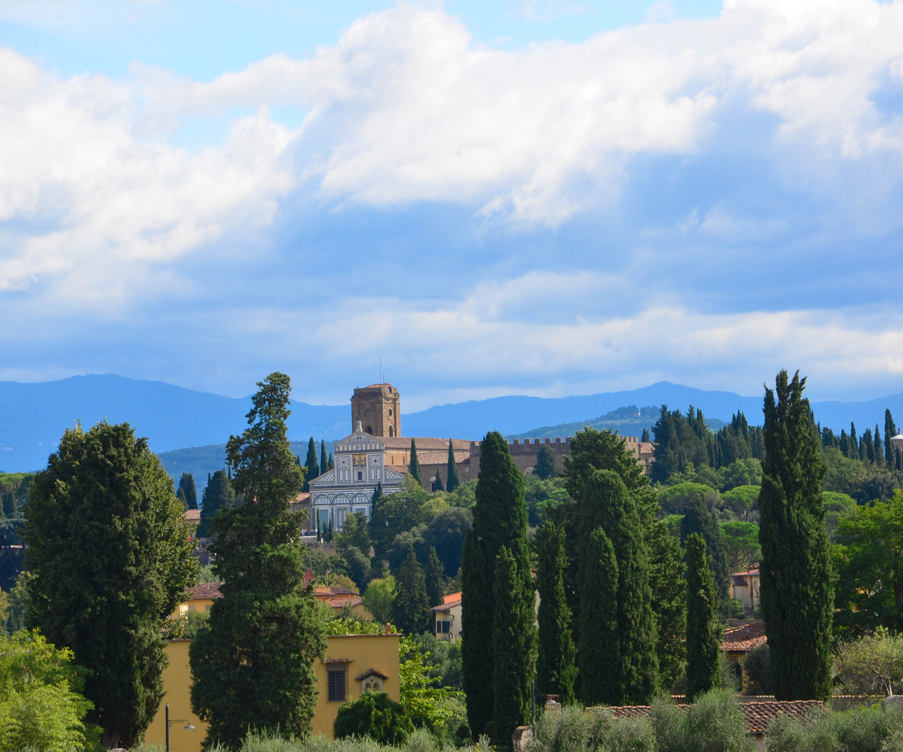 Florence, nestled in the hills of Tuscany