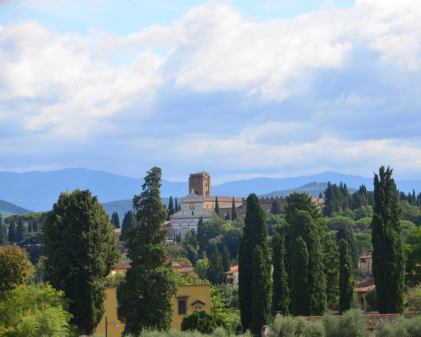 Florence, nestled in the Tuscan hills.