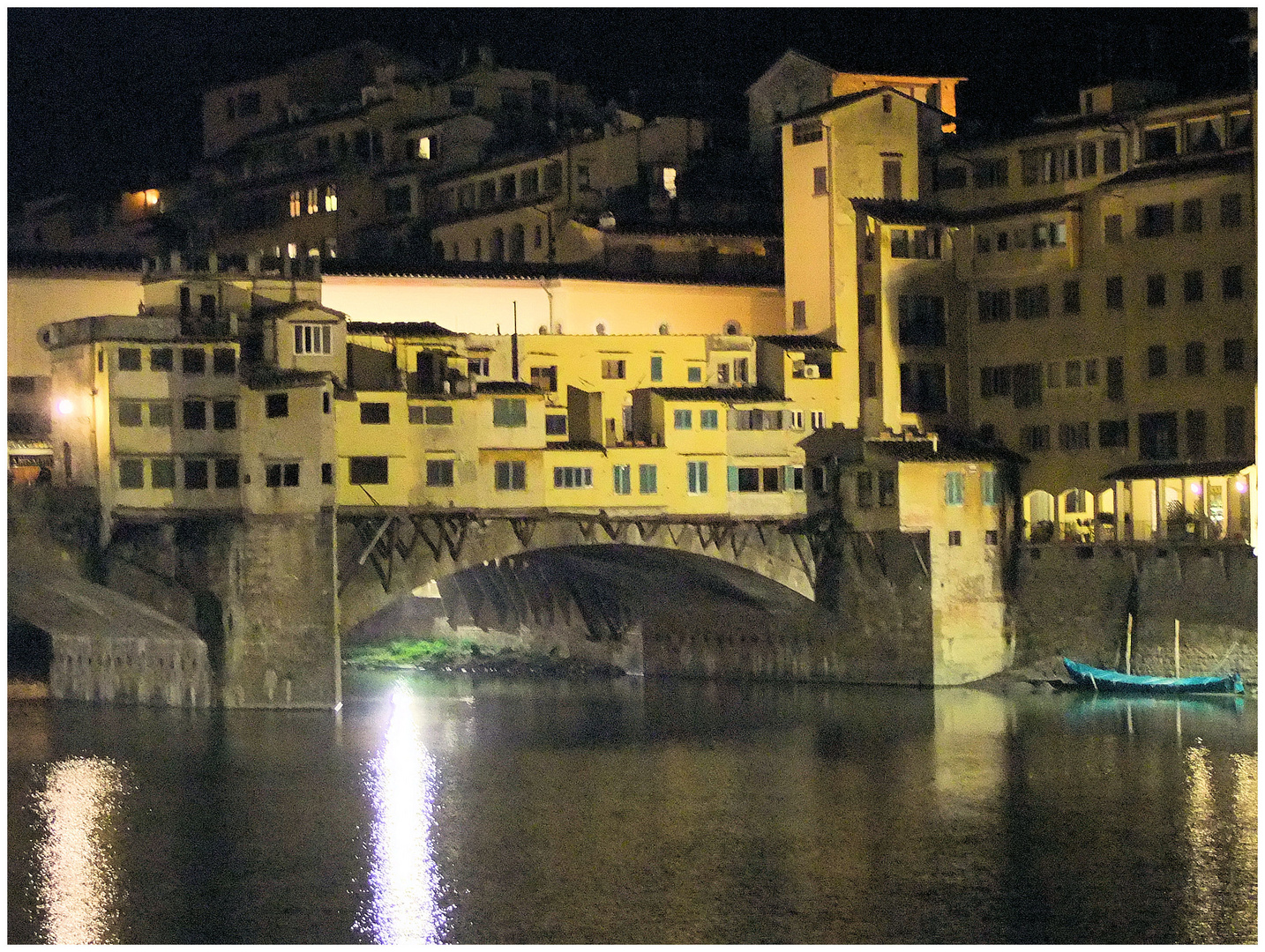 Florence. Nocturne sur le ponte vecchio